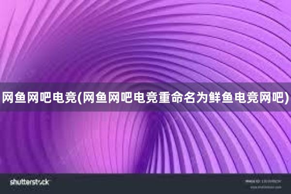 网鱼网吧电竞(网鱼网吧电竞重命名为鲜鱼电竞网吧)