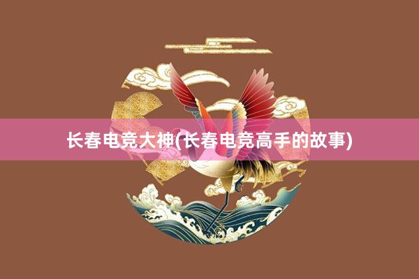 长春电竞大神(长春电竞高手的故事)